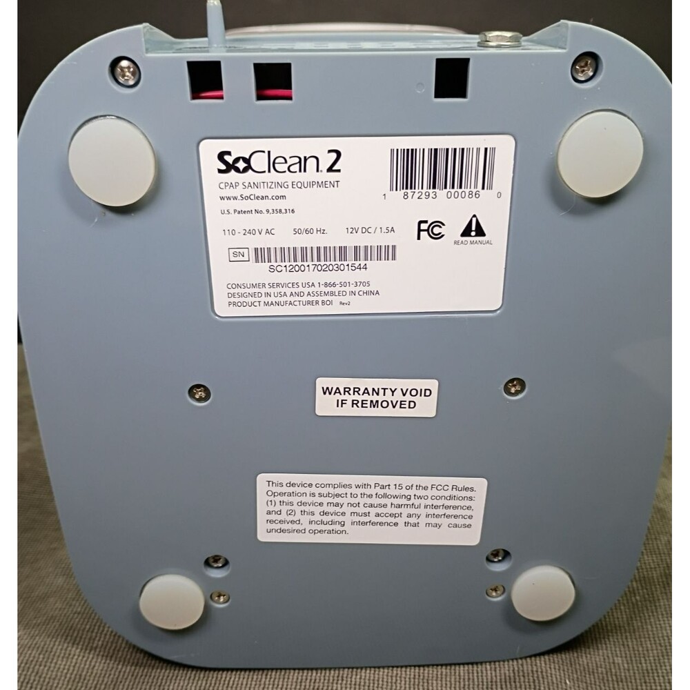 SoClean 2 SC1200  Cleaner & Sanitizing Machine w/ Power Adapter & More - Picture 5 of 5